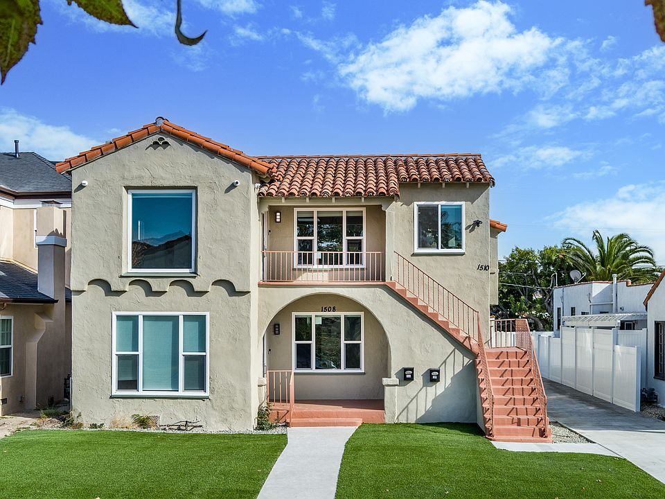 1508 to 1510 S Durango Ave, a six unit Spanish style apartment building on the Westside of Los Angeles financed with a $2.2MM non-recourse permanent loan arranged by Piccard Financial