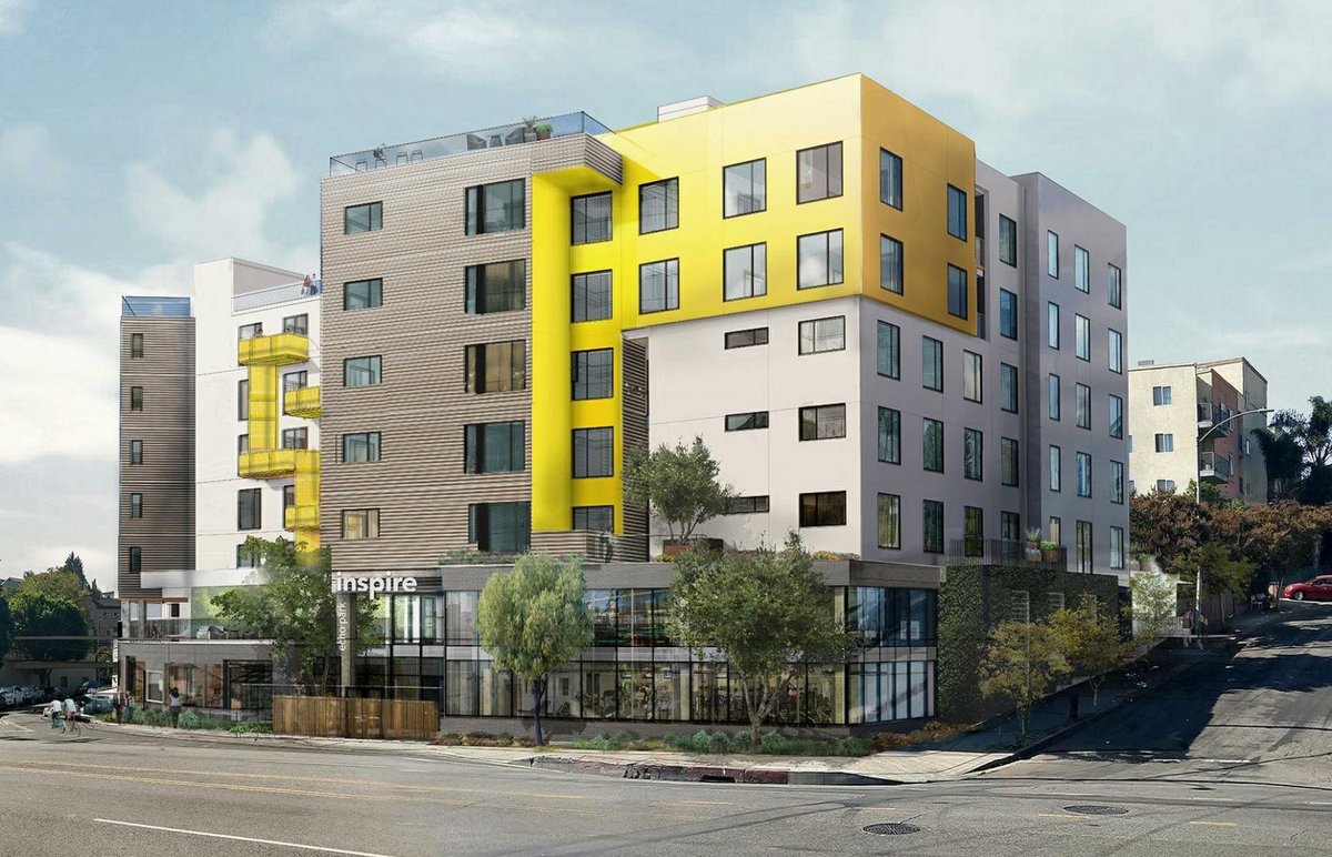 Inspire Echo Park multifamily construction financing in Los Angeles, CA — $30.36MM bank loan arranged by Piccard Financial